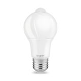 LED lamp with motion sensor, 9W, E27, A60, 230VAC, 806lm, 6500K, cool white, BA14-70923