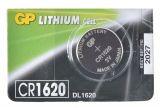 Lithium Button Cell Battery GP CR1620 3V 70 mAh