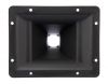 Horn speaker funnel PP-3306, black, rectangular hole, 194x154x115mm - 2