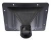 Horn speaker funnel PP-3306, black, rectangular hole, 194x154x115mm - 4