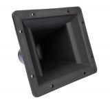 Horn speaker funnel PP-3306, black, rectangular hole, 194x154x115mm