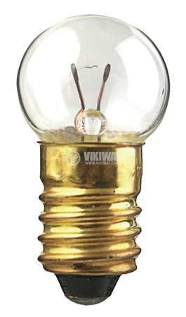 Миниатюрна лампа за фенер, E5, 12 V, 0.1 A - 1