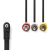 Cable from 3.5mm/m to 3xRCA/m, 2m, black
 - 2
