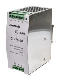 Switching power supply for DIN rail DR-75-48. 48VDC, 1.6A, 75W