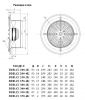 Industrial Axial Fan BDRAX 200-4K, ф200mm, 220VAC, 44W, 520m3/h - 2