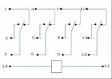 Електромагнитно реле, PM405,12VAC 220VAC/3A 4PDT 4NO+4NC - 2 - Викиват Електромагнитно реле, PM405,12VAC 220VAC/3A 4PDT 4NO+4NC - 2