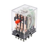 Electromagnetic relay MY4NS, coil 24 VDC, 250VAC, 5A, 4PDT - 4NO+4NC