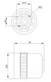 Цокъл за реле, US 08, 300 VAC, 10 А, 8pin - 2 - Викиват Цокъл за реле, US 08, 300 VAC, 10 А, 8pin - 2