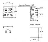 Цокъл за реле HL2-SS, 300 VAC, 10 А, 8 pin - 2 - Викиват Цокъл за реле HL2-SS, 300 VAC, 10 А, 8 pin - 2