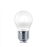 LED лампа - мини сфера, 5W, E27, G45, 220VAC, 400lm, 3000K, топлобяла, BA11-00520