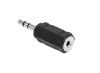 Audio connector, transition, jack 2.5 stereo, 3.5 stereo, ZLA0282S
