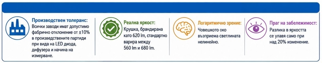 LED крушки е14, крушки тип свещ, осветеност