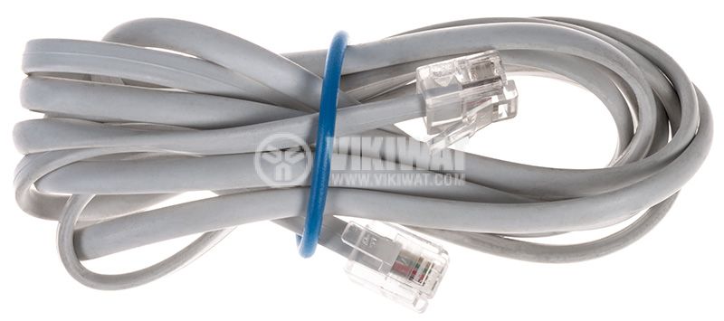 Телефонен кабел, RJ11 6P2C M-RJ11 6P2C M, 1.8m - 1