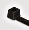 Black cable tie T18R-PA66-BK, 100 x 2.5 mm,  HellermannTyton 111-01910 - 2