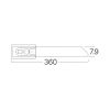 Steel Cable Tie, BY90-01131, 360mm, ball lock - 3