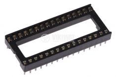 Цокъл DIP 32pin растер 2.54mm за интегрални схеми
