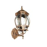 Pacific Big 01, E27 garden wall lamp, wall, old gold