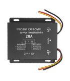 Конвертор 240W, 24VDC-12VDC, KRP-20A, понижаващ, еднопосочен