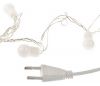 LED christmas lights type rope with balls, 5.5m, 50LEDs, cool white - 4