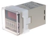 Programmable Impulse Counter, DH48J, 220 VAC, 4 digit, 1-999900, NC + NO, 8 pin
