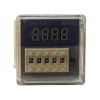 Брояч на импулси, програмируем, DH48J, 24 VDC, 4 разряден, 1- 999900, NC+NO, 8 pin - 2