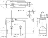Краен изключвател, AZ7121, SPDT-NO+NC, 10A/250VAC, рамо с ролка - 2 - Викиват Краен изключвател, AZ7121, SPDT-NO+NC, 10A/250VAC, рамо с ролка - 2