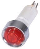 Индикаторна лампа LED, XH024, 12VDC, червена - 2 - Викиват Индикаторна лампа LED, XH024, 12VDC, червена - 2