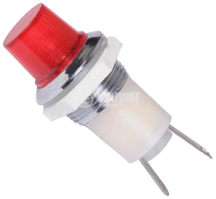 Индикаторна лампа LED, XH014B, 12VDC, червена - 1