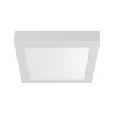 Surface LED panel, 18W, square, 1760lm, 220VAC, 6500K, cold white, 227x227mm, BP04-61830