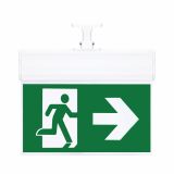 Emergency LED fixture "EXIT-right", 2W, BC14-01100
