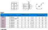 Пакетен електрически прекъсвач (ПЕП) LW26-63/N3 M2 R, 1-0-2, 220/380 VAC, 63 A - 4 - Викиват Пакетен електрически прекъсвач (ПЕП) LW26-63/N3 M2 R, 1-0-2, 220/380 VAC, 63 A - 4