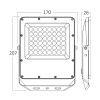 LED floodlight BT65-05082 50W, 230VAC, 5500lm - 4 - Vikiwat LED floodlight BT65-05082 50W, 230VAC, 5500lm - 4