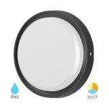 LED Ceiling lamp, 12W, 230VAC, 1320lm, 3in1, IP65, BC18-00681, circle