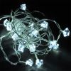 Christmas decoration rope type, diamonds, 4.5m, 4.8W, cold white, IP20, 20 LED, indoor installation - 1