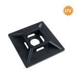 Самозалепваща се снова за кабелни превръзки, BY90-01223, 28x28mm, черна, пакет 100бр.