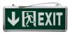 Аварийно LED осветително тяло EXIT, 3W, 220VAC, надолу, BC14-00753, зелено тяло с бял надпис - 1 - Викиват Аварийно LED осветително тяло EXIT, 3W, 220VAC, надолу, BC14-00753, зелено тяло с бял надпис - 1