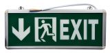 Emergency LED fixture EXIT, 3W, 220VAC, downward, BC14-00753, green body with white letters