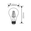 LED filament bulb 6W, E27, A60, 220VAC, 600lm, 3000K, BA38-00620 - 5