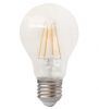 LED filament лампа едисон A60, 6W, E27, 220VAC, 600lm, 3000K, топло бяла, Braytron - 4