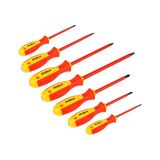 Screwdrivers RB-1101, set, steel, isolated, 7 pieces, Rebel