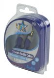 Cable, plug 3.5 stereo/m-plug 3.5 stereo/m, 0.75m - 5 - Vikiwat Cable, plug 3.5 stereo/m-plug 3.5 stereo/m, 0.75m - 5