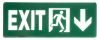Emergency glass panel EXIT, 350x150mm - Vikiwat Emergency glass panel EXIT, 350x150mm
