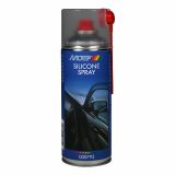 Silicone spray lubricant protection for plastics and rubber, eliminates squeaking 400ml