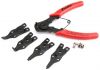 Zeger pliers, 4pcs., curved/straight, opening/closing, 155mm, PRO'S KIT
 - 2