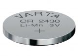 Плоска батерия CR2430, 3V, 280mAh, литиева, VARTA