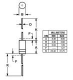 Диод ценеров 1N5344BRLG 8.2V, 5W - 2 - Викиват Диод ценеров 1N5344BRLG 8.2V, 5W - 2