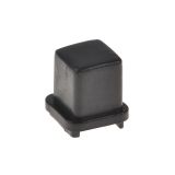 Копче за потенциометър, 10х10х10.5 mm, черно