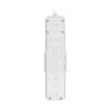 4-way Power strip, schuko, 3m cable, with switch, white, BY72-00243 - 4