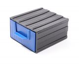 Modular drawer, 115x94x51mm, black/blue