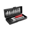 Cutter set, for electronics, 13 types of cutters, NAR0381,
 - 1